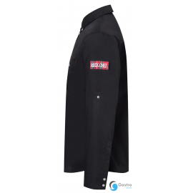 KOSZULA SZEFA KUCHNI - CZARNA - ROZMIAR 58 (większe XL) - ROCK CHEF® -  KARLOWSKY