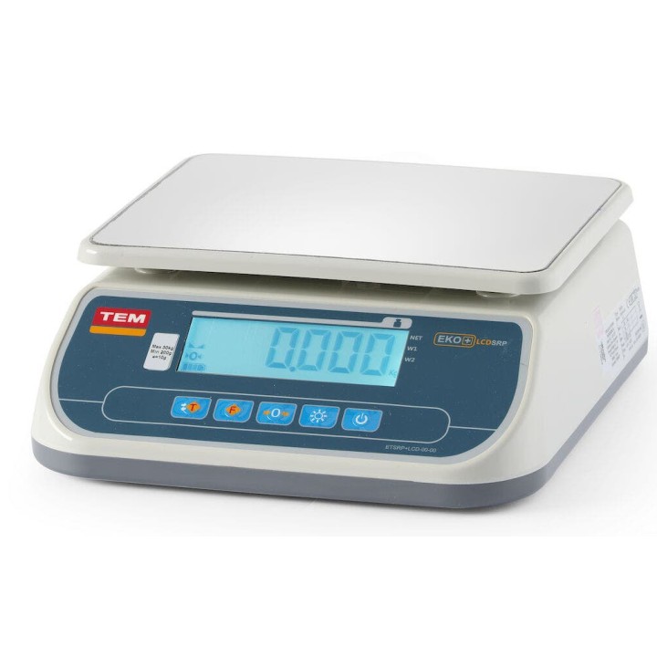 Waga kuchenna LCD z legalizacją 30 kg | TSRP+LCD30T-D HENDI