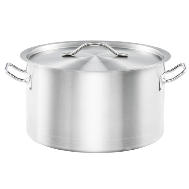 garnek  Ø 280 mm, V 9.8 l średni z pokrywką, stalowy, Basic| 012286 STALGAST
