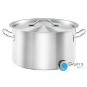 garnek  Ø 280 mm, V 9.8 l średni z pokrywką, stalowy, Basic| 012286 STALGAST