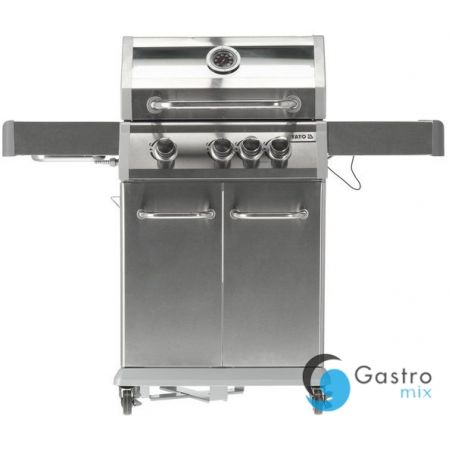 GRILL GAZOWY ITAMI 3+1 INOX.11,5KW,Z SZYBĄ | YG-20015 YATO 
