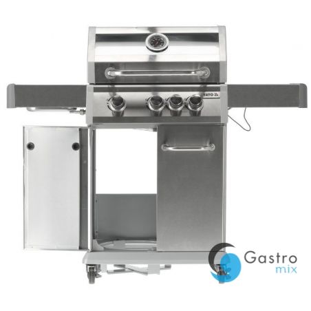 GRILL GAZOWY ITAMI 3+1 INOX.11,5KW,Z SZYBĄ | YG-20015 YATO 