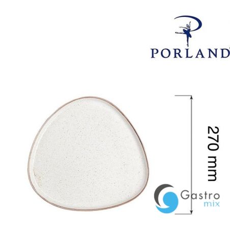 Talerz trójkątny Sand, 270mm | 04ALM007013 FINE DINE 