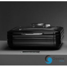  Podgrzewacz indukcyjny ze szklaną pokrywą De Luxe Black, GN 2/3 | 473580 fine dine