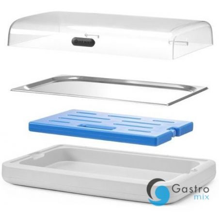 Witrynka chłodząca UNIQ, HENDI, designed by Robert Bronwasser, GN 1/1, biały| 871911 HENDI 