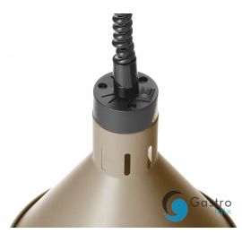  Lampa do podgrzewania potraw wisząca, stożkowa, beżowy, 230V/250W, ⌀275x(H)250mm| 273777 hendi