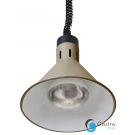  Lampa do podgrzewania potraw wisząca, stożkowa, beżowy, 230V/250W, ⌀275x(H)250mm| 273777 hendi