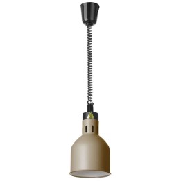 Lampa do podgrzewania potraw wisząca, cylindryczna, HENDI, beżowy, 230V/250W, ⌀175x(H)250mm | 273784 hendi