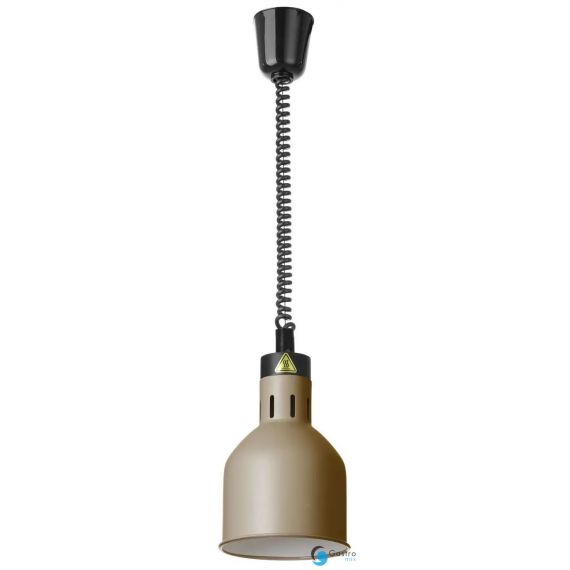 Lampa do podgrzewania potraw wisząca, cylindryczna, HENDI, beżowy, 230V/250W, ⌀175x(H)250mm |... 