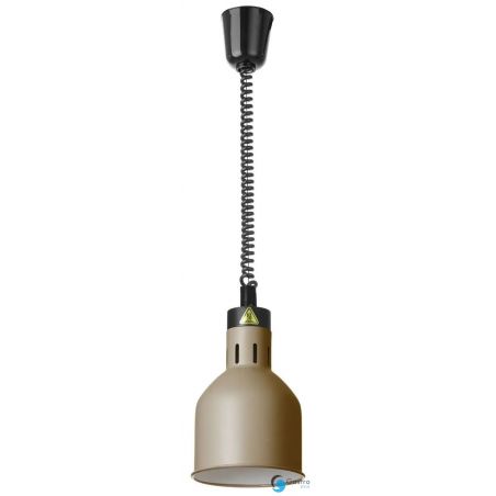 Lampa do podgrzewania potraw wisząca, cylindryczna, HENDI, beżowy, 230V/250W, ⌀175x(H)250mm |... 