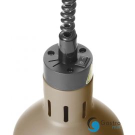  Lampa do podgrzewania potraw wisząca, cylindryczna, HENDI, beżowy, 230V/250W, ⌀175x(H)250mm |...