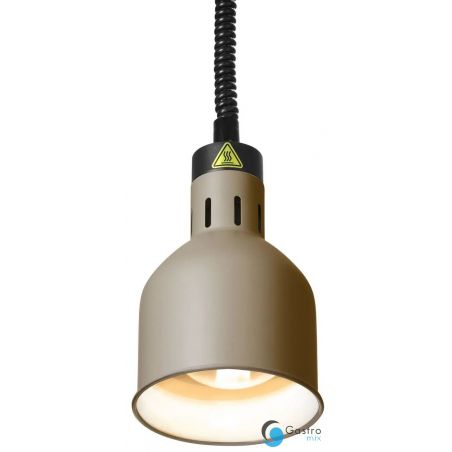 Lampa do podgrzewania potraw wisząca, cylindryczna, HENDI, beżowy, 230V/250W, ⌀175x(H)250mm |... 