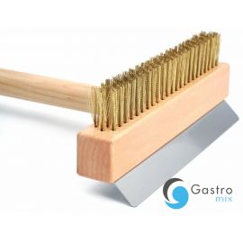 Szczotka do pieca ze skrobakiem | T-47-02  TOM-GAST