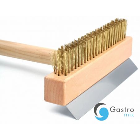 Szczotka do pieca ze skrobakiem | T-47-02  TOM-GAST 