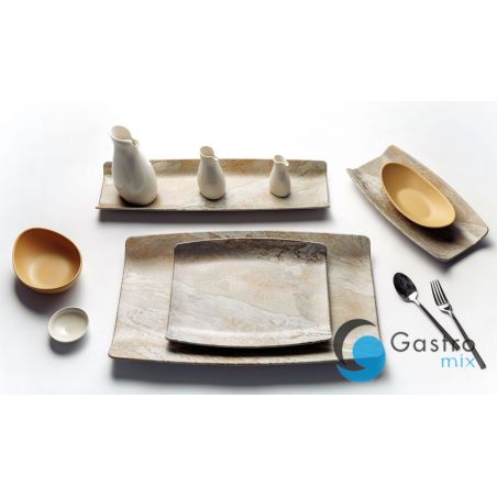 Taca z melaminy GN 2/4 STONEA - VERLO | V-161-24 TOM-GAST 