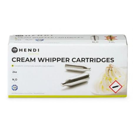 Naboje do bitej śmietany-op. 24 szt. | 588215 hendi 