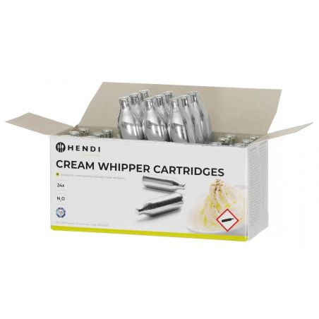 Naboje do bitej śmietany-op. 24 szt. | 588215 hendi 