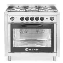 Kuchnia gazowa - 5-palnikowa Kitchen Line z konwekcyjnym piekarnikiem i z grillem