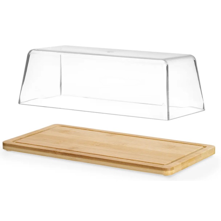 Taca bambusowa z pokrywką, HENDI, 320x160x(H)110mm | 523841 HENDI