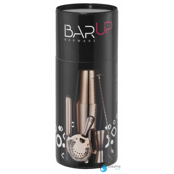 Zestaw barmański w tubie, BarUp, miedziany, ⌀120x(H)320mm | 596623 HENDI 