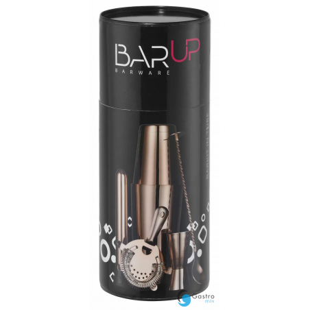 Zestaw barmański w tubie, BarUp, miedziany, ⌀120x(H)320mm | 596623 HENDI 