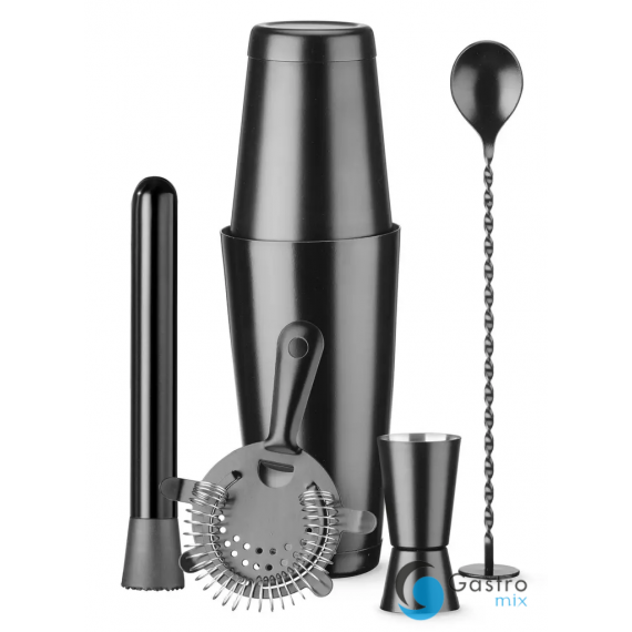 Zestaw barmański w tubie, BarUp, czarny, ⌀120x(H)320mm| 596609 HENDI 