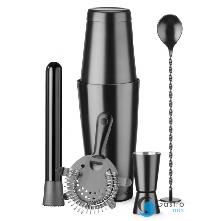 Zestaw barmański w tubie, BarUp, czarny, ⌀120x(H)320mm| 596609 HENDI 