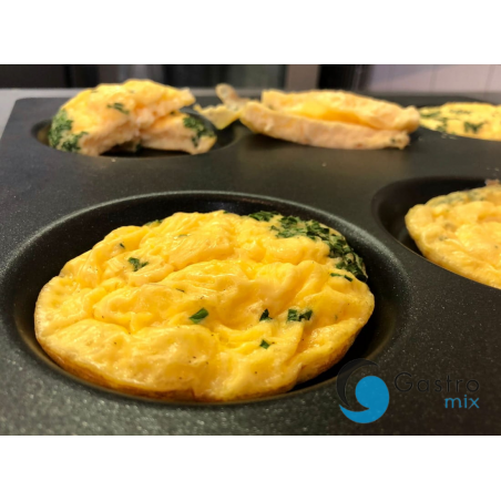 AMT blacha aluminiowa z 11 wgłębieniami, GN 1/1 , 53 x 32,5 cm | 5333MP  ALVA 