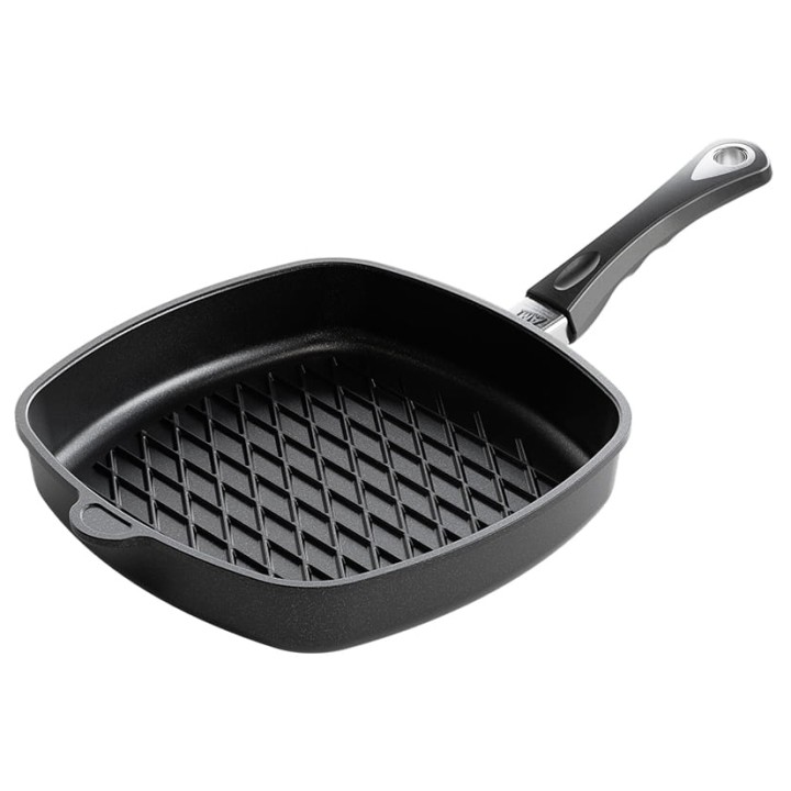 AMT Patelnia grillowa BBQ aluminiowa 28 x 28 cm | E285 BBQ ALVA