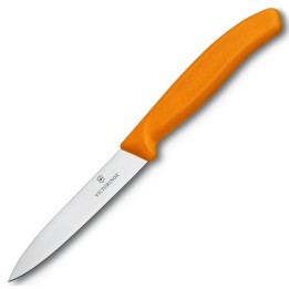 Nóż do warzyw, pomarańczowa rękojeść 10cm | 6.7706.L119 victorinox