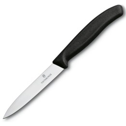 Nóż do warzyw, czarna rękojeść, 10cm | 6.7703 victorinox
