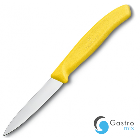 Victorinox Swiss Classic Nóż do jarzyn, gładki, 8 cm, żółty 