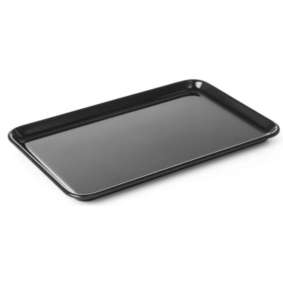 Taca ekspozycyjna z melaminy czarna, 300x150x17 mm | 569016 hendi 