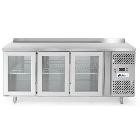 Stół chłodniczy 3 drzwi przeszkolne, z agregatem bocznym, o wym. 1795x700x850 mm 