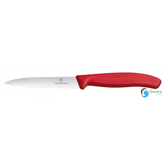 Victorinox Swiss Classic Nóż do jarzyn, ząbkowany, 10cm, czerwony | 6.7731 hendi 