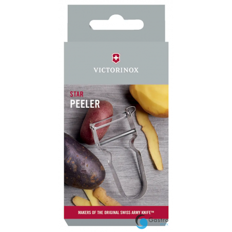 Obieraczka Star, Victorinox, ostrze gładkie, srebrny | 6.0912 hendi 