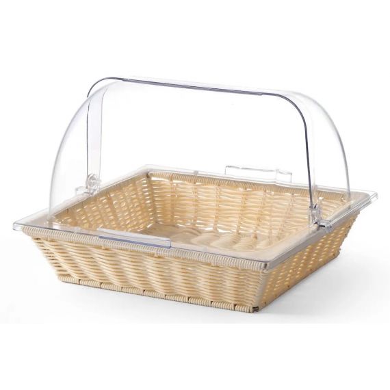 Koszyk do pieczywa z pokrywą Rolltop, koszyk z pokrywą, GN 2/3 | 426968 hendi 