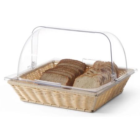 Koszyk do pieczywa z pokrywą Rolltop, koszyk z pokrywą, GN 2/3 | 426968 hendi 
