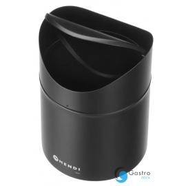  Śmietniczka stołowa, 1,2L, czarny, ⌀120x(H)165mm | 440773 hendi