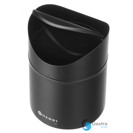 Śmietniczka stołowa, 1,2L, czarny, ⌀120x(H)165mm | 440773 hendi 