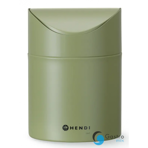 Śmietniczka stołowa, 1,2L, zielony, ⌀120x(H)165mm| 440780 HENDI 