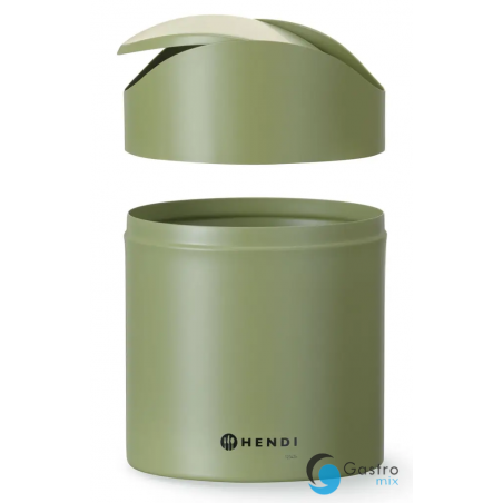 Śmietniczka stołowa, 1,2L, zielony, ⌀120x(H)165mm| 440780 HENDI 