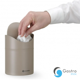  Śmietniczka stołowa, 1,2L, beżowy, ⌀120x(H)165mm| 440797 HENDI