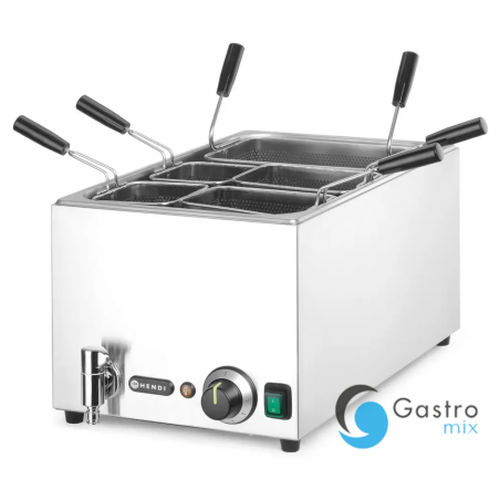 Urządzenie do gotowania makaronu, 25L, 220-240V/3500W, 601x326x(H)279mm | 240496 hendi 