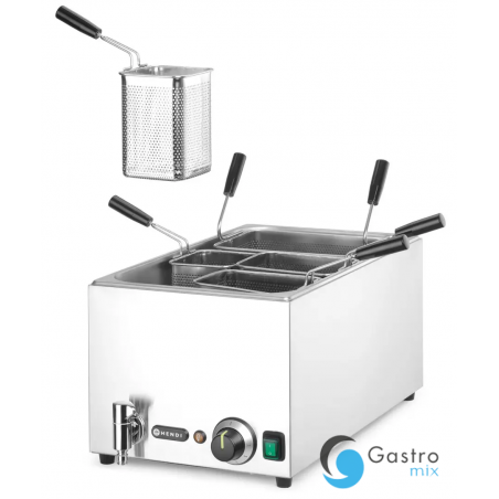 Urządzenie do gotowania makaronu, 25L, 220-240V/3500W, 601x326x(H)279mm | 240496 hendi 
