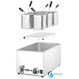  Urządzenie do gotowania makaronu, 25L, 220-240V/3500W, 601x326x(H)279mm | 240496 hendi