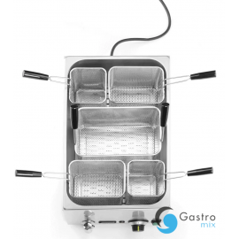  Urządzenie do gotowania makaronu, 25L, 220-240V/3500W, 601x326x(H)279mm | 240496 hendi