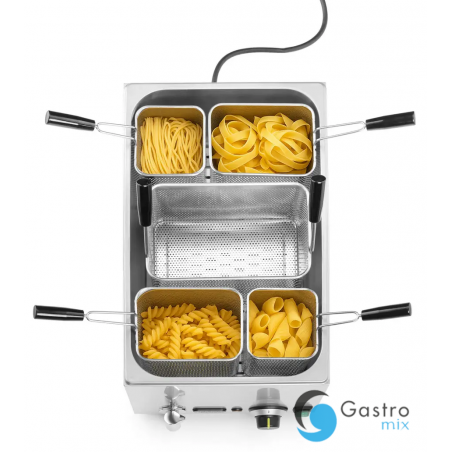 Urządzenie do gotowania makaronu, 25L, 220-240V/3500W, 601x326x(H)279mm | 240496 hendi 
