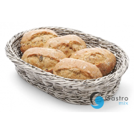 Koszyk owalny szary melanżowy 320x230x70 mm | 426647 hendi