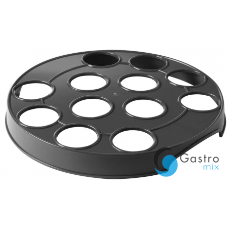 Nośnik do szklanek z piwem, BarUp, czarny, ⌀315x(H)35mm | 696217 hendi 